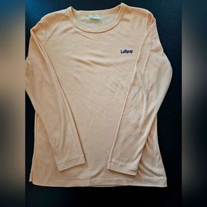 Vintage - Nubbed Cotton Orange "Lollipop" Tee - NWOT